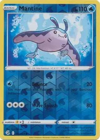 Fusion Strike Mantine #61/264 reverse holo